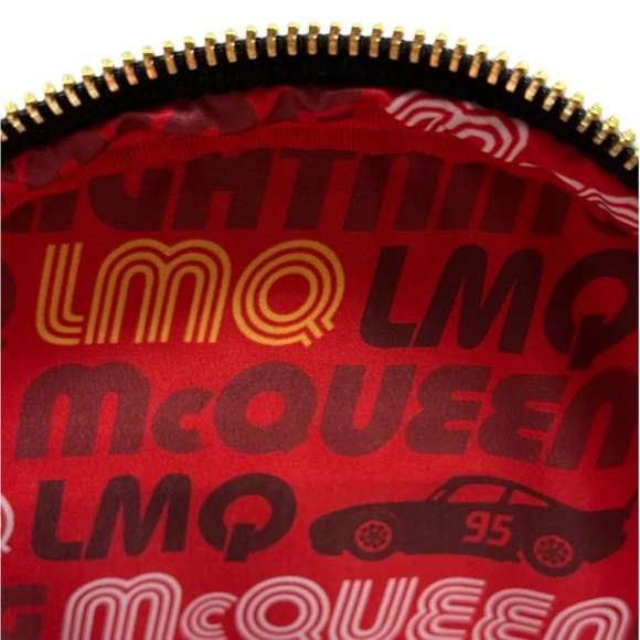 FINAL PRICE Loungefly Red and White Lightning McQueen Backpack - Picture 7 of 7